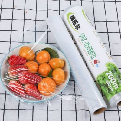 Plastic Label Material Pe Cling Film Wrap Dispenser Manufacturer Pe Stretch Cling Film